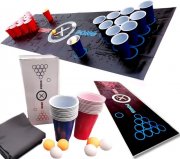 Beer-Pong Trinkspiel Matte Komplett Set im Blitzangebot f&uuml;r 15,90&euro; anstatt f&uuml;r 23,79&euro;