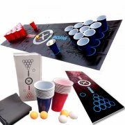 Beer-Pong Trinkspiel Matte Komplett Set im eBay WOW Angebot f&uuml;r 16,79&euro; anstatt f&uuml;r 23,79&euro;