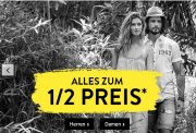 Bei Camp David und Sccox bekommt man gerade alles zum halben Preis also 50% Rabatt 