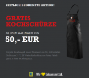Bei Edeka Kochsch&uuml;rze von Feines Fleisch gratis zu Ihrer Bestellung dazu.