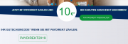 Bei Kauf mit paydirekt im Online Shop 10,- &euro; Sofortrabatt kassieren!