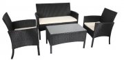  Bei Plus. Giardino &bdquo;Bordeaux&ldquo; Rattan-Sitzgarnitur inkl. Sitzkissen f&uuml;r 199,99&euro; (statt 230&euro;)