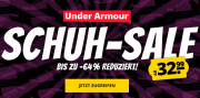 Bei SportSpar bis zu 64% Rabatt im Under Armour Schuh Sale