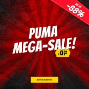 Bei SportSpar bis zu 88% Rabatt im Puma Mega-Sale