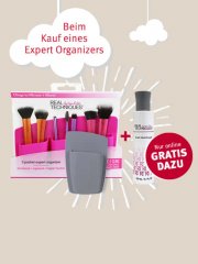 Beim Kauf einen Real Techniques Expert Organizer gibt es ein Cleansing Brush Gel gratis dazu