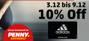 Beim Kauf einer adidas Gutscheinkarte 10 % sparen bei penny