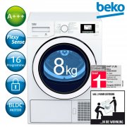Beko DH8534GX0 W&auml;rmepumpentrockner A+++ 8kg