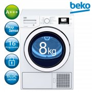 Beko DH8534GX0 W&auml;rmepumpentrockner A+++ 8kg