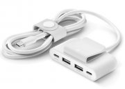 Belkin 4-Port USB-Splitter mit 2-m-Kabel / 2x USB-A (12 W) + 2x USB-C (15 W) / Wei&szlig; oder Schwarz