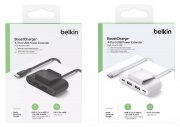 Belkin BoostCharge 4-Port-USB-Splitter 2x USB-A (12 W) / 2x USB-C (15 W) in Schwarz oder Wei&szlig;