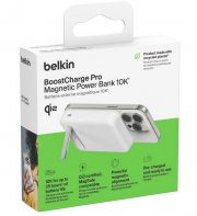 Belkin BoostCharge Pro 10.000 mAh Powerbank mit MagSafe, Qi2 und integriertem St&auml;nder (15W)