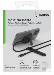 Belkin BoostCharge PRO Ladepad mit MagSafe (15 W) und integriertem 2m-Ladekabel