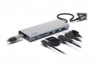 Belkin Connect USB-C-7-in-1-Multiport-Adapter INC009btSGY (HDMI / Ethernet / Micro SD) 
