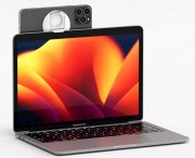 Belkin iPhone-Halter mit MagSafe f&uuml;r Mac-Notebooks (Wei&szlig;)