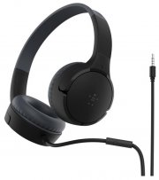 Belkin SoundForm Mini On-Ear-Kopfh&ouml;rer mit Kabel in Schwarz (f&uuml;r Kinder 3+) Lautst&auml;rke max. 85dB 