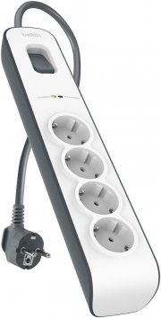 Belkin Surgemaster 4-fach Steckdosenleiste mit &Uuml;berspannungsschutz