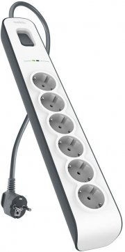 Belkin Surgemaster 6-fach Steckdosenleiste mit &Uuml;berspannungsschutz