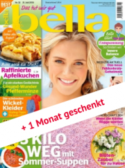 bella Jahresabo (52 + 4 Ausgaben) f&uuml;r nur 93,60 Euro + 40 Euro Geldpr&auml;mie