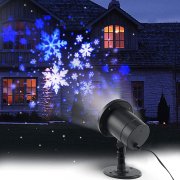 BELLALICHT LED Schneeflocken Projektor f&uuml;r Innen und Au&szlig;en