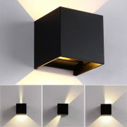 &lrm;BENMA 12W Innen und Au&szlig;en LED Wandleuchte 3000K Warmwei&szlig;