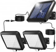 BENMA 2er Pack LED Lampen f&uuml;r Au&szlig;en mit Bewegungsmelder mit Solarpanel