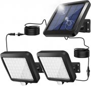 BENMA 2er Pack LED Lampen f&uuml;r Au&szlig;en mit Bewegungsmelder mit Solarpanel