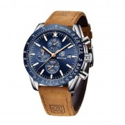 BENYAR Herrenuhr mit Lederband und Chronograph f&uuml;r unter 43&euro;