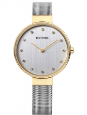 Bering 12034-010 Classic Collection Damenuhr mit Edelstahl Armband und Saphirglas