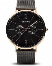 BERING 14240-163 Herren Classic Collection Armbanduhr mit Edelstahl Armband und Saphirglas