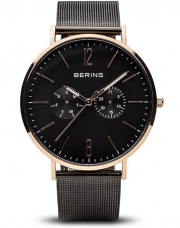 BERING 14240-163 Herren Classic Collection Armbanduhr mit Edelstahl Armband und Saphirglas