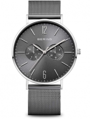 BERING 14240-308 Herren Classic Collection Armbanduhr mit Edelstahl Armband und Saphirglas