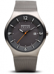 Bering 14440-077 Herren Solar Uhr mit Edelstahl Armband