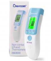 Berrcom Digitales Infrarot Thermometer mit 3 Farben Fieberalarm