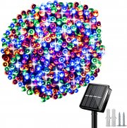 Bestbinstar 32 Meter Indoor/Outdoor Solar LED Lichterkette