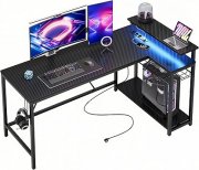 Bestier Gaming Eckschreibtisch mit LED & USB f&uuml;r 94,99&euro;