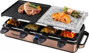 Bestron ARG1200CO Raclette-Grill mit Naturgrillstein & Grillplatte f&uuml;r bis zu 8 Personen