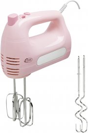 Bestron Handmixer im Retro Design mit R&uuml;hrbesen und Knethaken