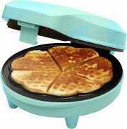 Bestron Waffeleisen m Retro Design f&uuml;r klassische Waffeln in Herzform