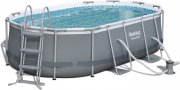 Bestway Stahlrahmenpool-Set Power Steel 427cm x 250cm x 100cm inkl. Filteranlage & Sicherheitsleiter