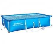 Bestway Steel Pro Frame Pool 300 x 201 x 66 cm ohne Pumpe f&uuml;r nur 86,49&euro; statt f&uuml;r 199&euro;
