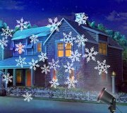 Besylruy LED Schneeflocken Projektor f&uuml;r Innen und Au&szlig;en