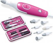 Beurer MP 44 elektrisches Nagelpflegeset mit 7 Aufs&auml;tzen f&uuml;r Manik&uuml;re-/Pedik&uuml;re