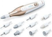 Beurer MP 64 Akku Manik&uuml;re-/Pedik&uuml;reset mit 10 Aufs&auml;tze zur Nagelpflege