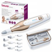 Beurer MP 64 Akku Manik&uuml;re/Pedik&uuml;reset und Nagelpflegeset mit 10 Aufs&auml;tze