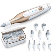 Beurer MP 64 elektrische Akku Manik&uuml;re- Pedik&uuml;reset mit 10 Aufs&auml;tze