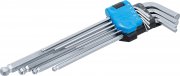BGS 790 Winkelschl&uuml;ssel-Satz extra lang Innensechskant mit Kugelkopf 1,5 - 10 mm 9 teilig
