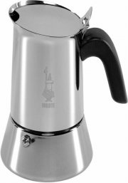  Bialetti New Venus Espressokocher f&uuml;r induktion, Stahl, Silber, 6 Tassen 