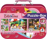 Bibi und Tina 4er-Puzzle-Set im Metallkoffer f&uuml;r 9,99&euro;