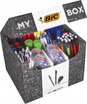 BIC 124-teiliges Schreibwaren Set mit Kugelschreiber, Korrekturm&auml;use, Klebestifte, Bleistifte usw.