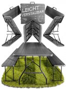 Biertischgarnitur Lisa (XL) f&uuml;r 90&euro; statt 130&euro; bei Amazon